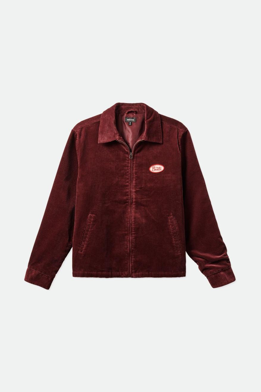 Men's Brixton Utopia Jackets Red | 4821BXSWT