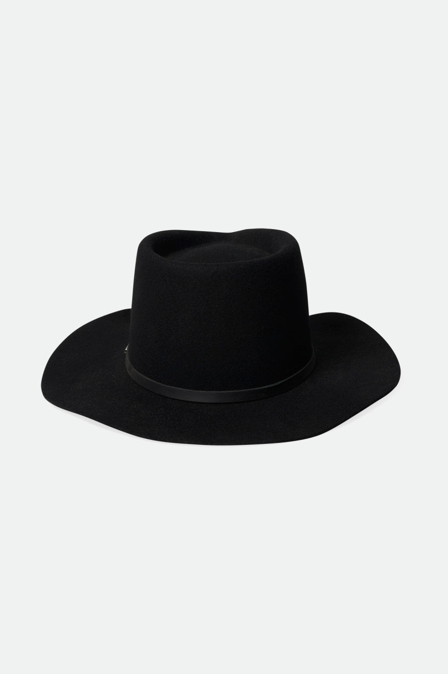 Men's Brixton Whiskey River Cowboy Hats Black | 9306HXPRN