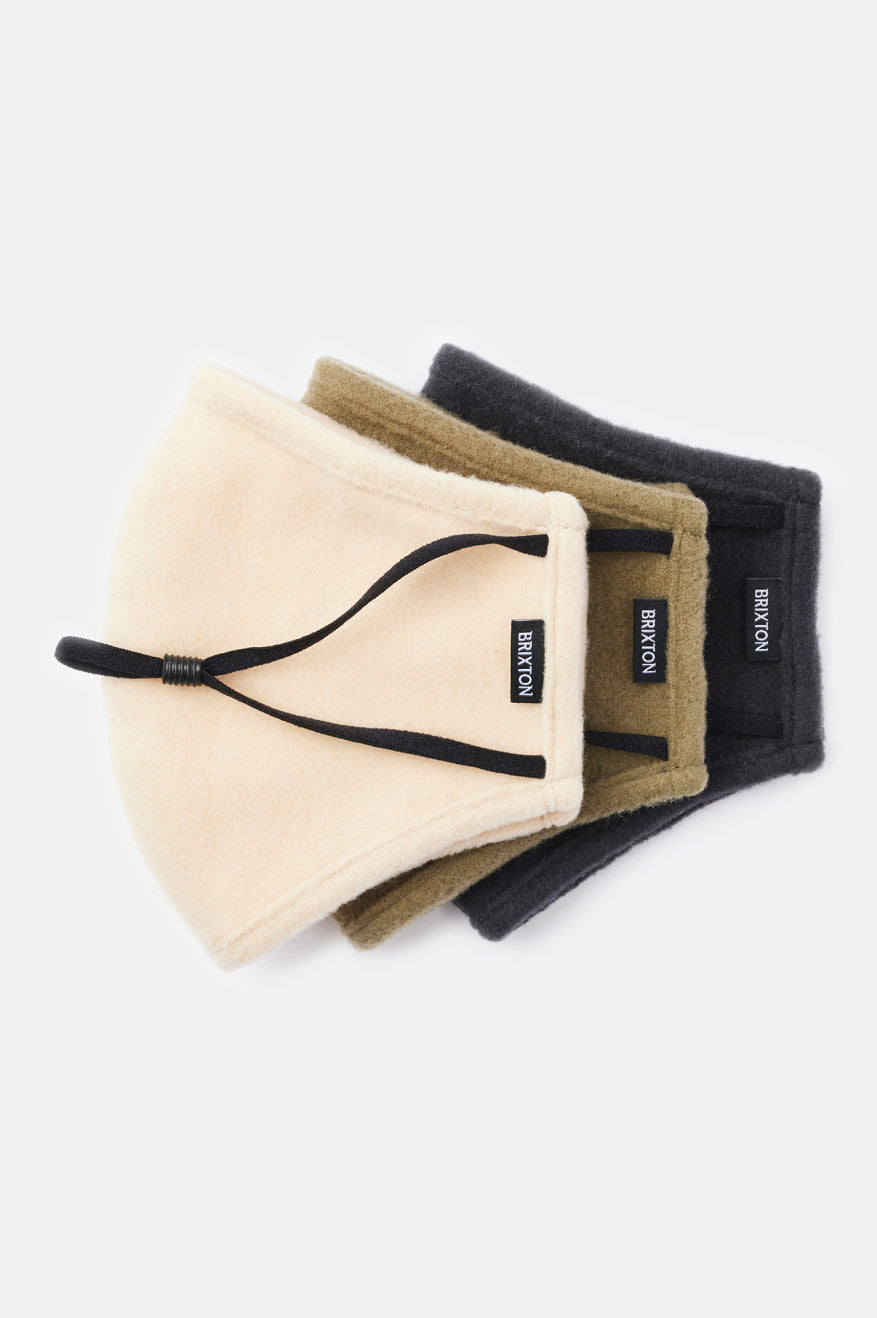 Unisex Brixton Arctic Fleece Face Masks Olive | 2716LSVMJ