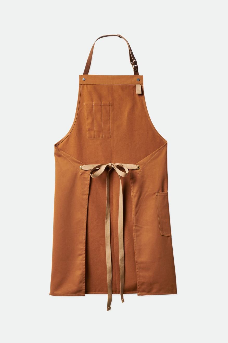 Unisex Brixton Artifact All Purpose Apron Accessories Brown | 1368JFXHY