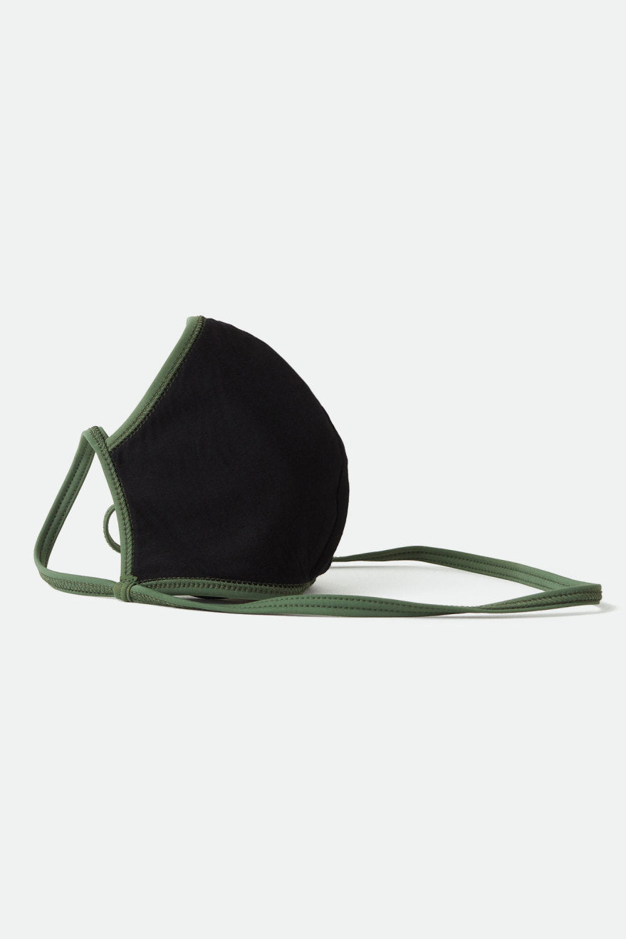 Unisex Brixton Everything Face Masks Olive / Black | 7621GLBPI