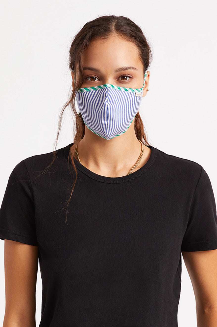 Unisex Brixton Lightweight Antimicrobial Face Masks Blue | 0526TKMZC