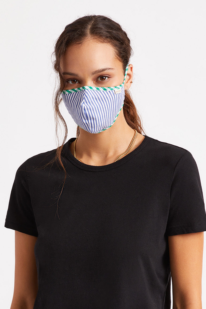 Unisex Brixton Lightweight Antimicrobial Face Masks Blue | 0526TKMZC