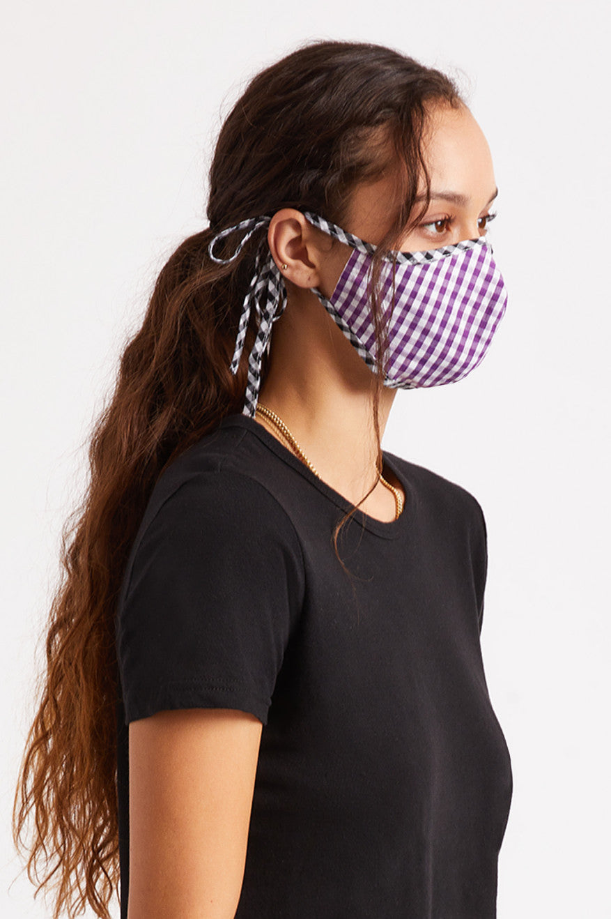 Unisex Brixton Lightweight Antimicrobial Face Masks Purple | 2176LSVEN