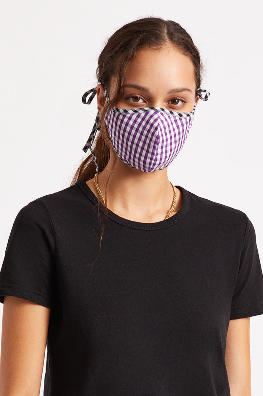 Unisex Brixton Lightweight Antimicrobial Face Masks Purple | 2176LSVEN