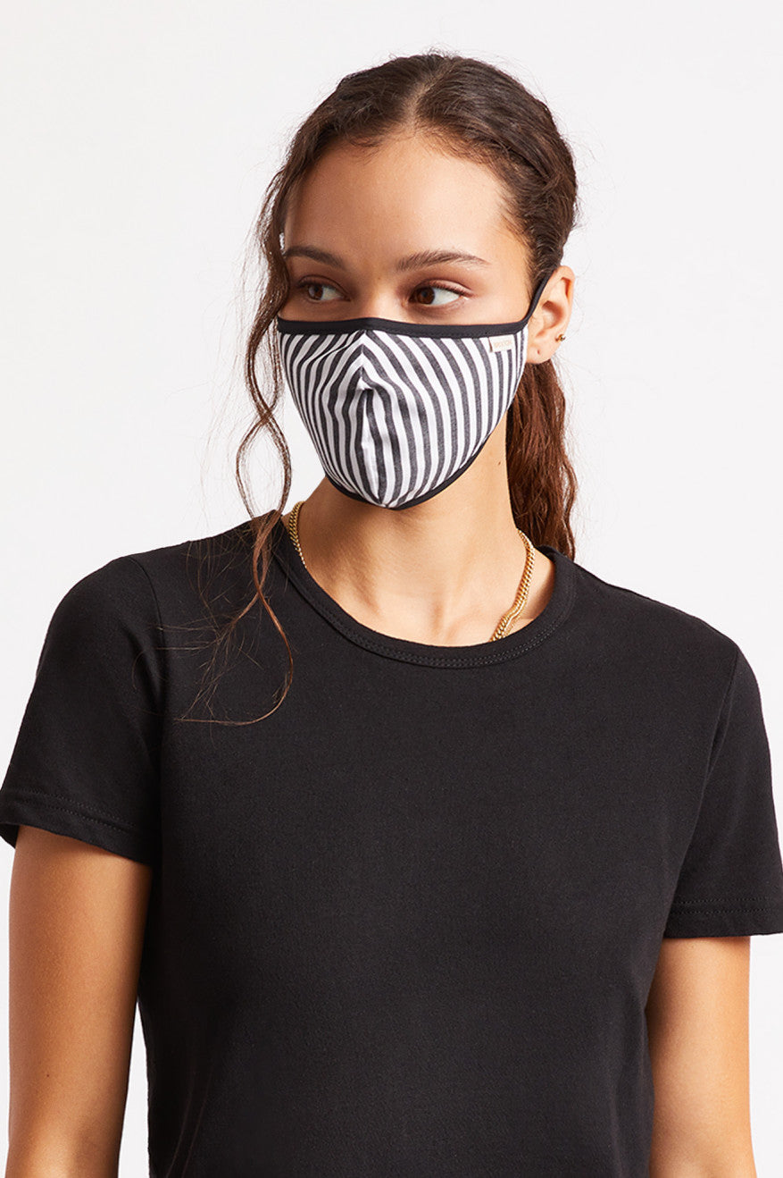 Unisex Brixton Lightweight Antimicrobial Face Masks Black | 8624WQDLV