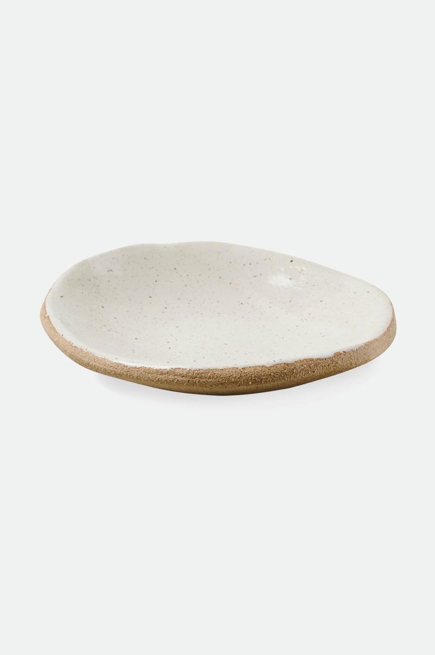 Unisex Brixton O-M Hand Crafted Ceramic Catch All Dish Accessories Beige | 6437VWLXC