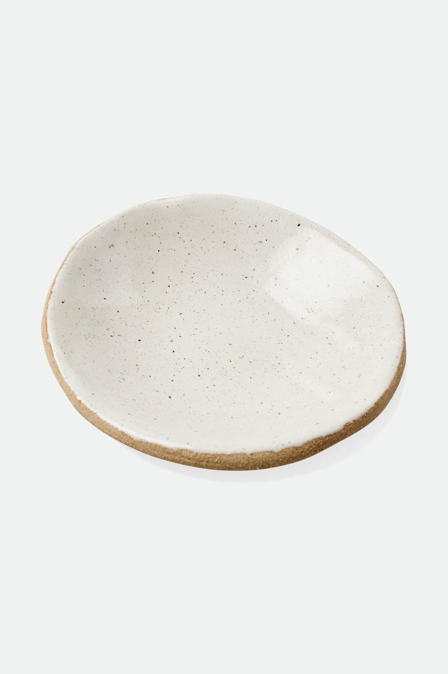 Unisex Brixton O-M Hand Crafted Ceramic Catch All Dish Accessories Beige | 6437VWLXC