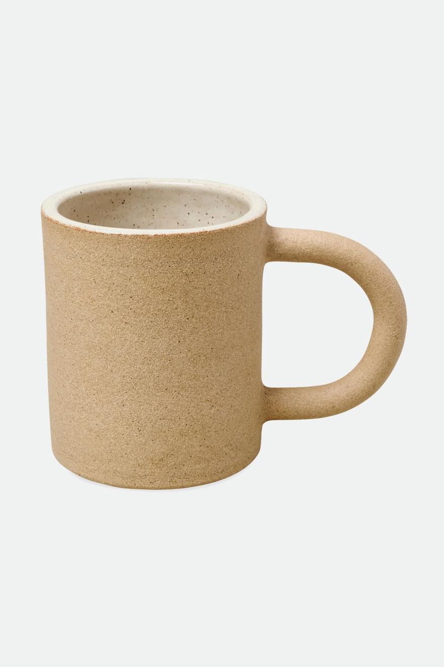 Unisex Brixton O-M Hand Crafted Ceramic Mug Accessories Beige | 6728PQACH