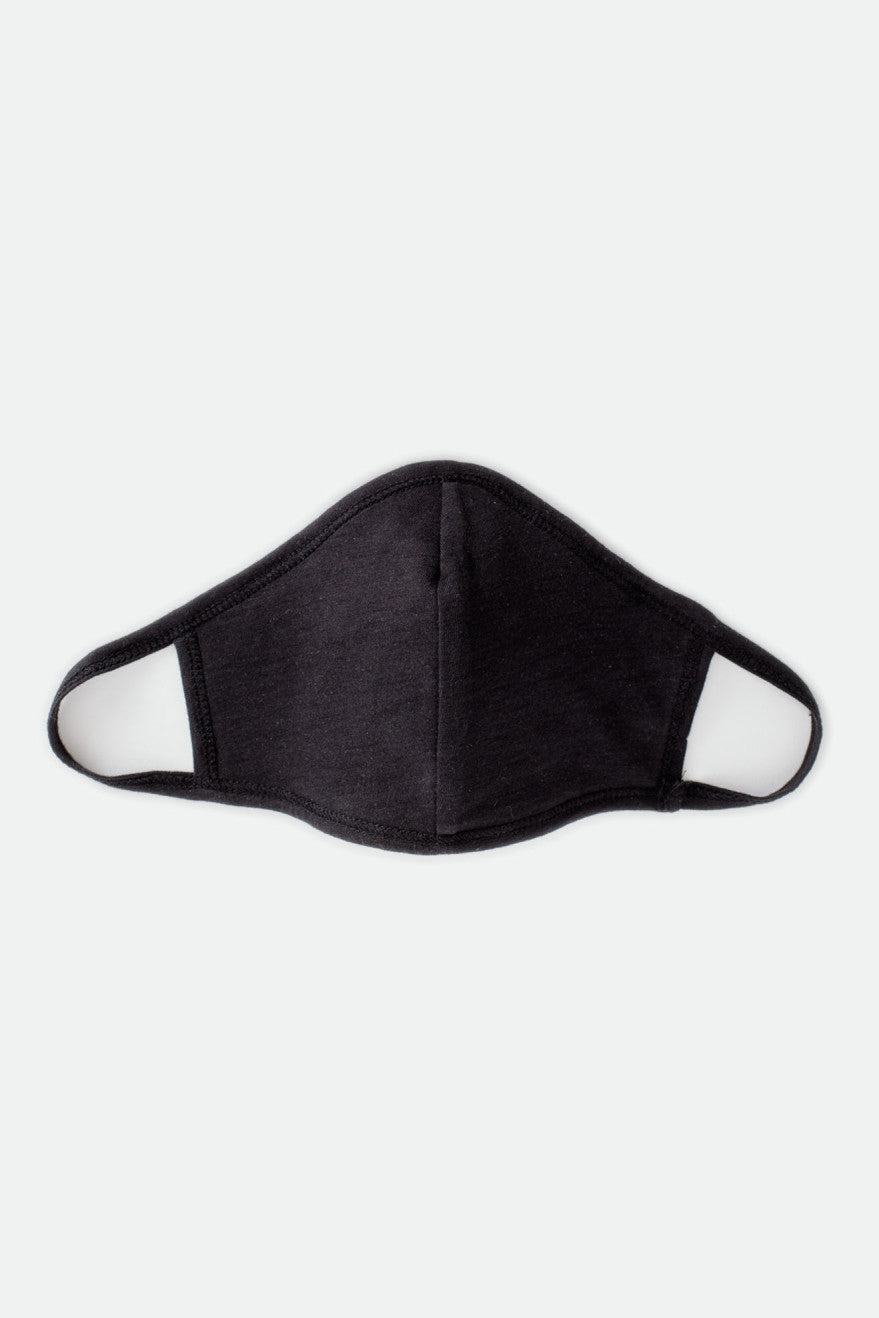 Unisex Brixton Reversible Face Masks Black | 0345ASRYW