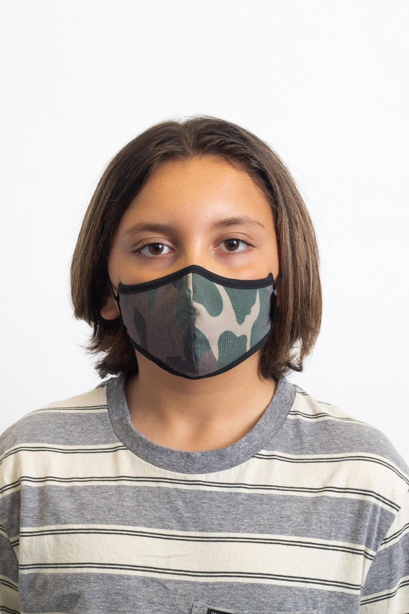 Unisex Brixton Youth Antimicrobial Face Masks Camo | 3192MTHOF