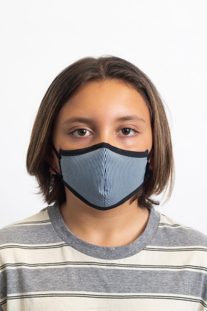 Unisex Brixton Youth Antimicrobial Face Masks Blue | 4183UWIGF