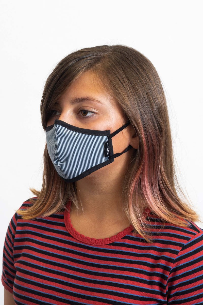 Unisex Brixton Youth Antimicrobial Face Masks Blue | 4183UWIGF