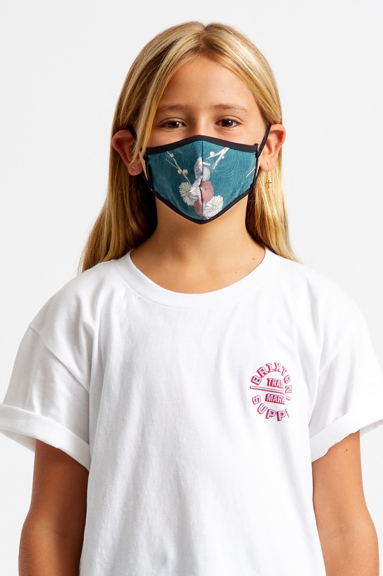 Unisex Brixton Youth Antimicrobial Face Masks Green | 7136URSVO