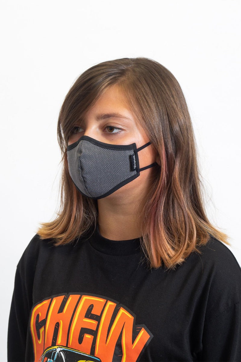 Unisex Brixton Youth Antimicrobial Face Masks Black | 9731NYPWM