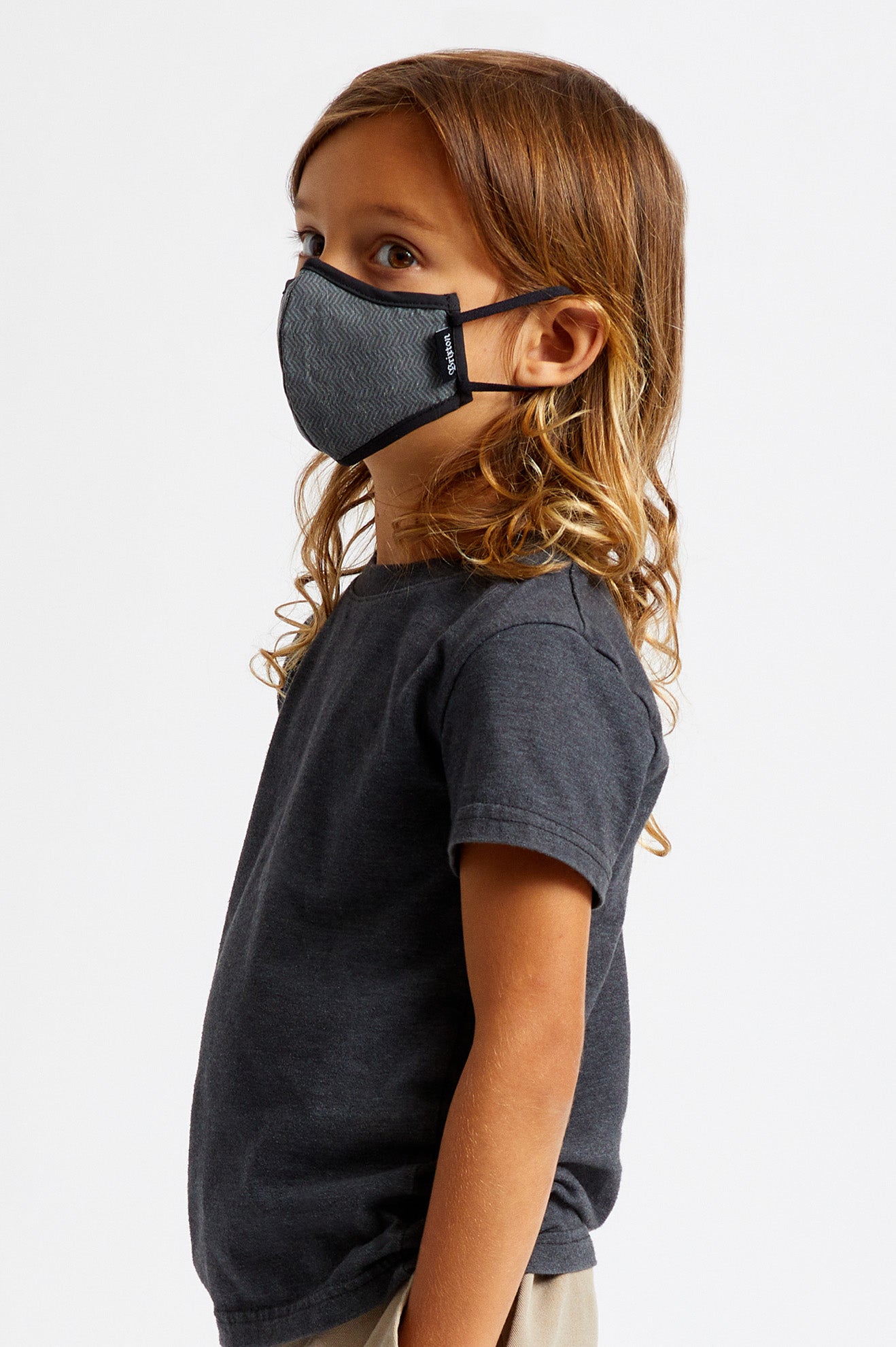 Unisex Brixton Youth Antimicrobial Face Masks Black | 9731NYPWM