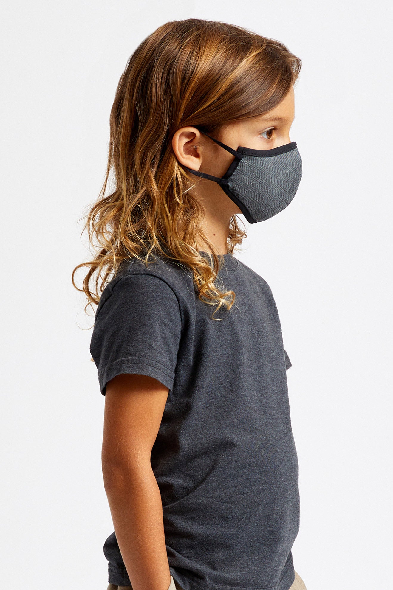 Unisex Brixton Youth Antimicrobial Face Masks Black | 9731NYPWM