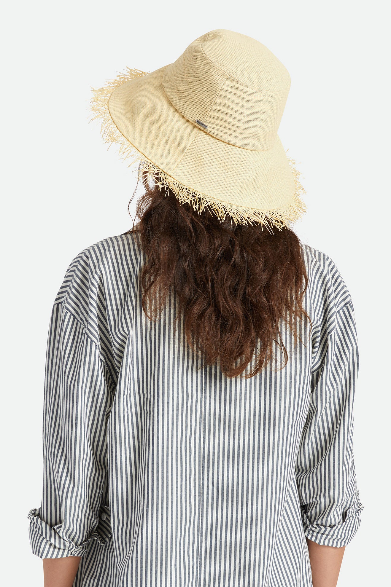 Women's Brixton Alice Bucket Straw Hats Brown | 8109QSWHZ