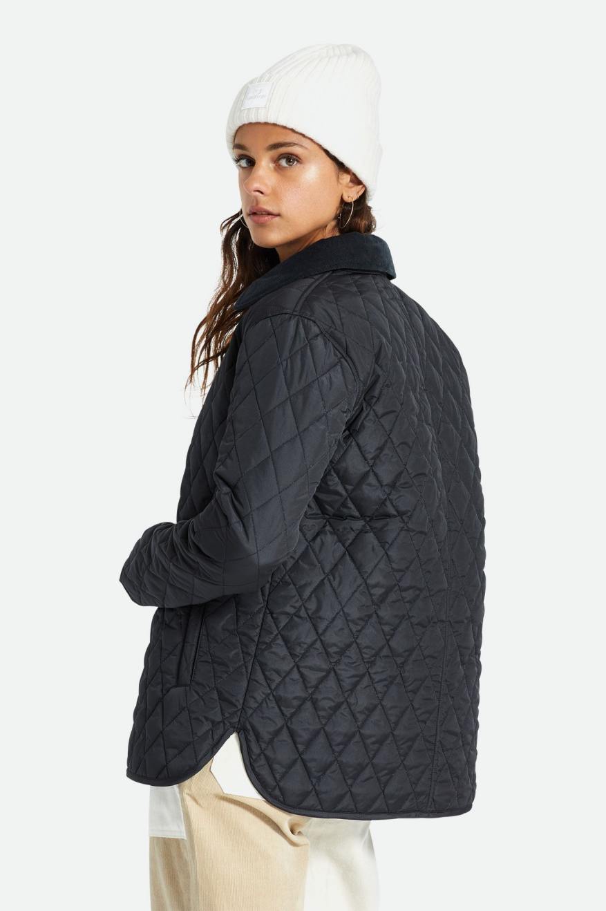 Women's Brixton Cass Women Jackets Black | 8249ZSBDG