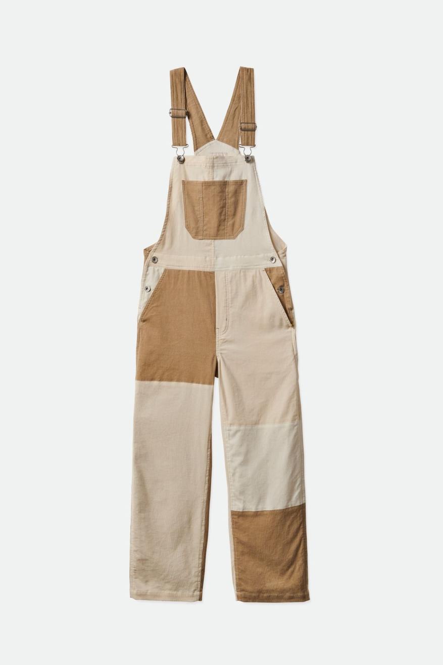 Women's Brixton Christina Crop Jumpsuit Light Yellow | 6840UYLHP