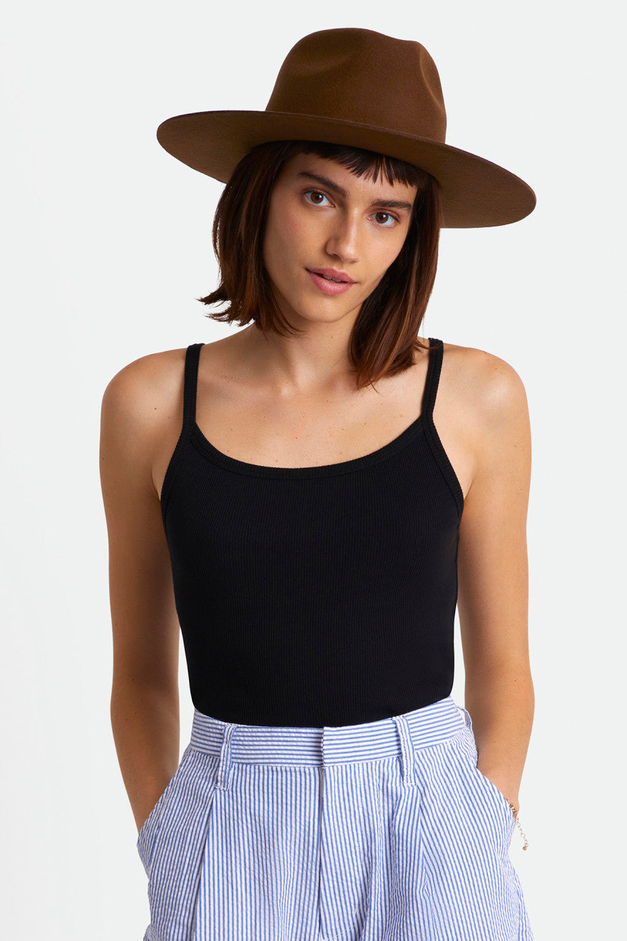 Women's Brixton Cohen Cowboy Hat Hats Coffee | 4786NIDQS