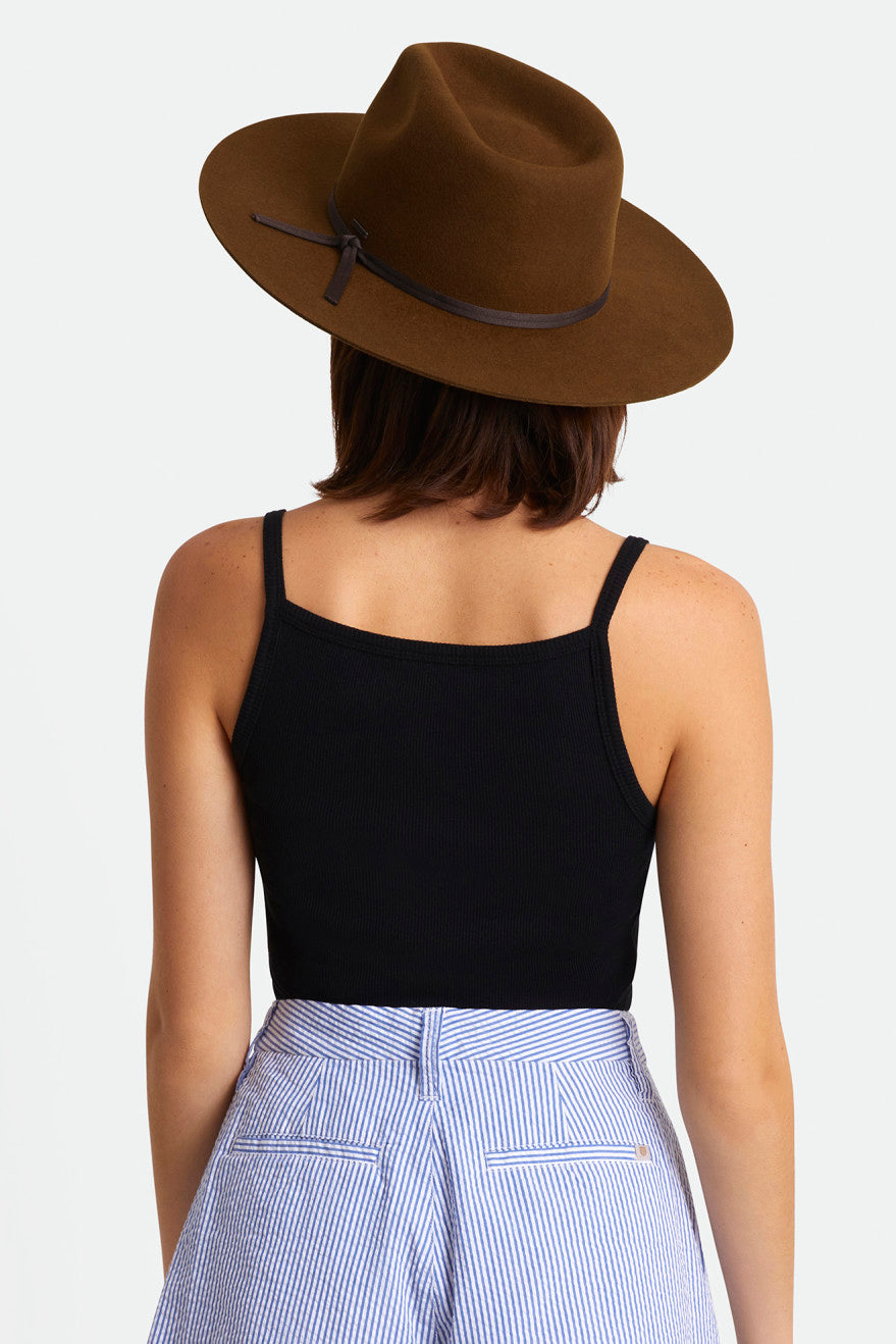 Women's Brixton Cohen Cowboy Hat Hats Coffee | 4786NIDQS