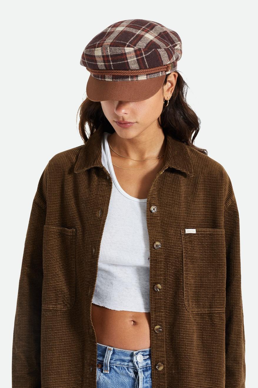 Women's Brixton Fender Jaguar Fiddler Hats Brown | 9358GEKIW