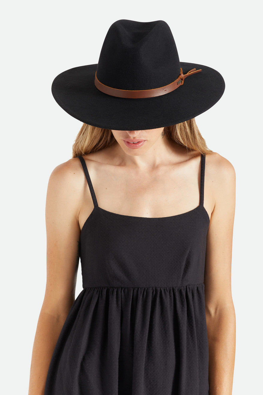 Women's Brixton Field Proper Hat Hats Black | 0713NPIMY