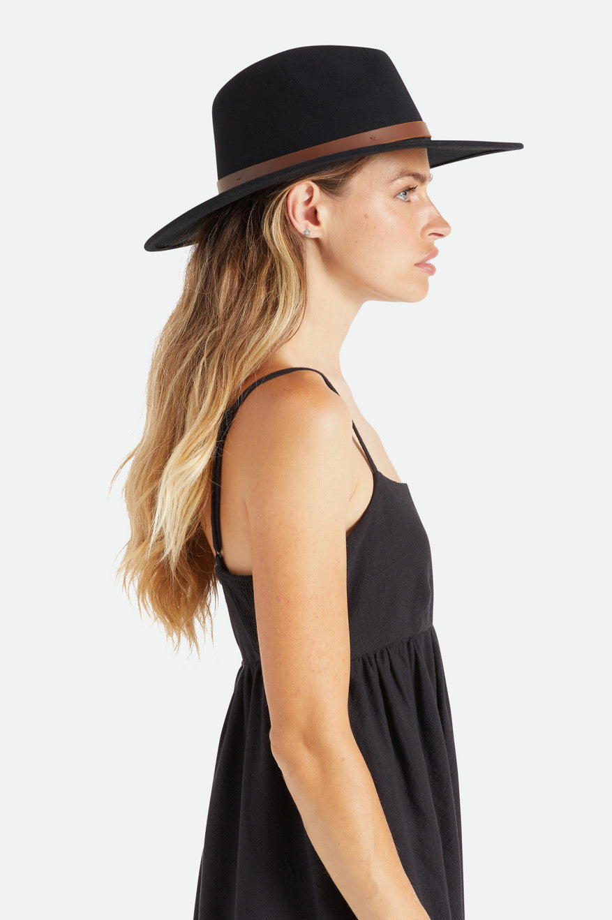 Women's Brixton Field Proper Hat Hats Black | 0713NPIMY