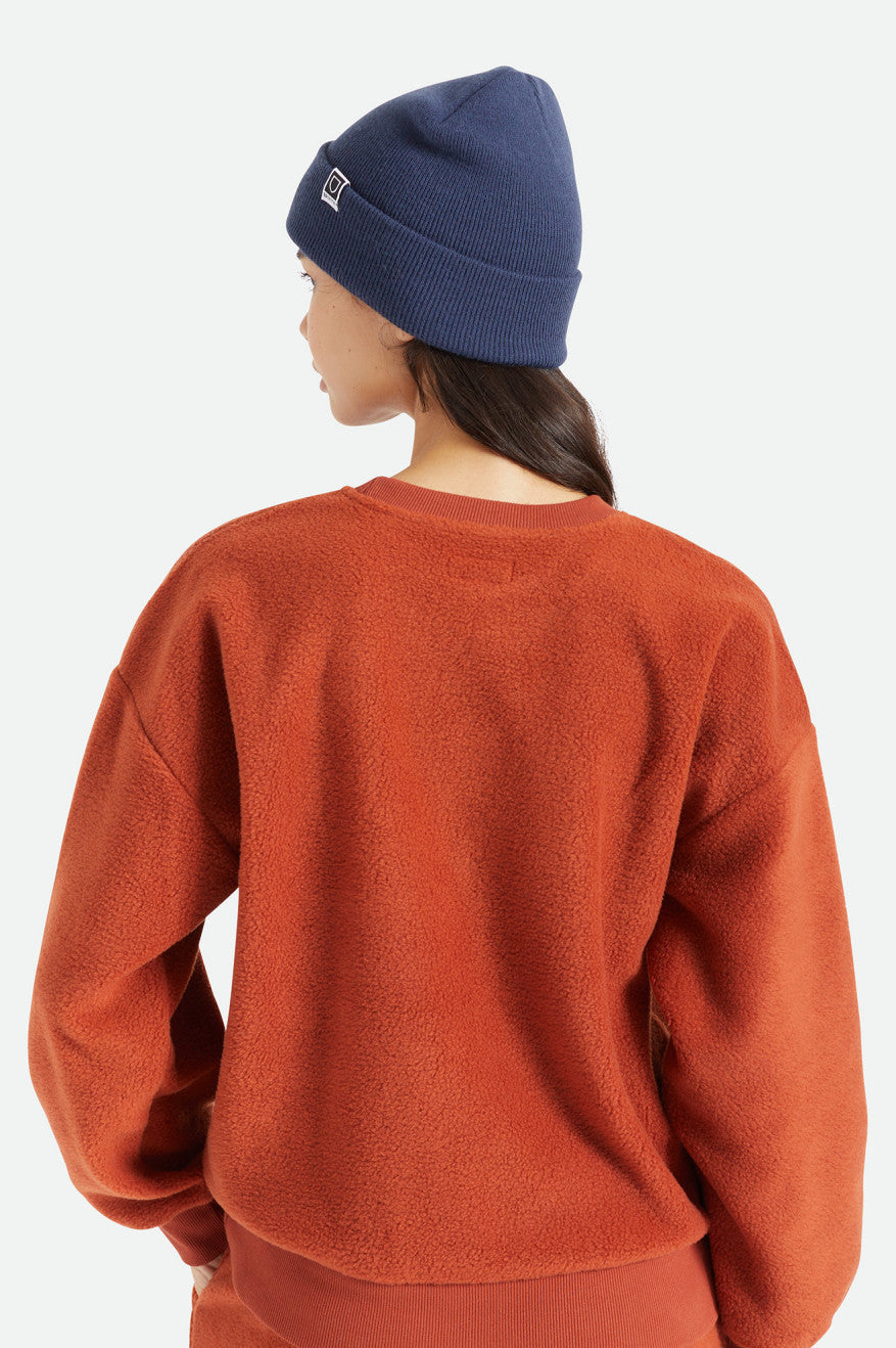 Women's Brixton Harbor Beta Watch Cap Beanie Navy | 3568YVZIU