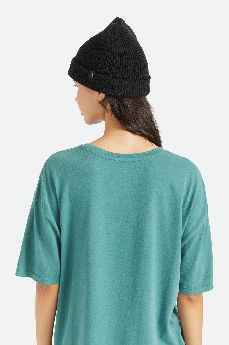 Women's Brixton Heist Beanie Black | 6837UVGOI