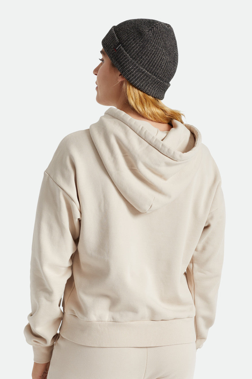 Women's Brixton Heist Beanie Black / Beige | 5789ZBAOT