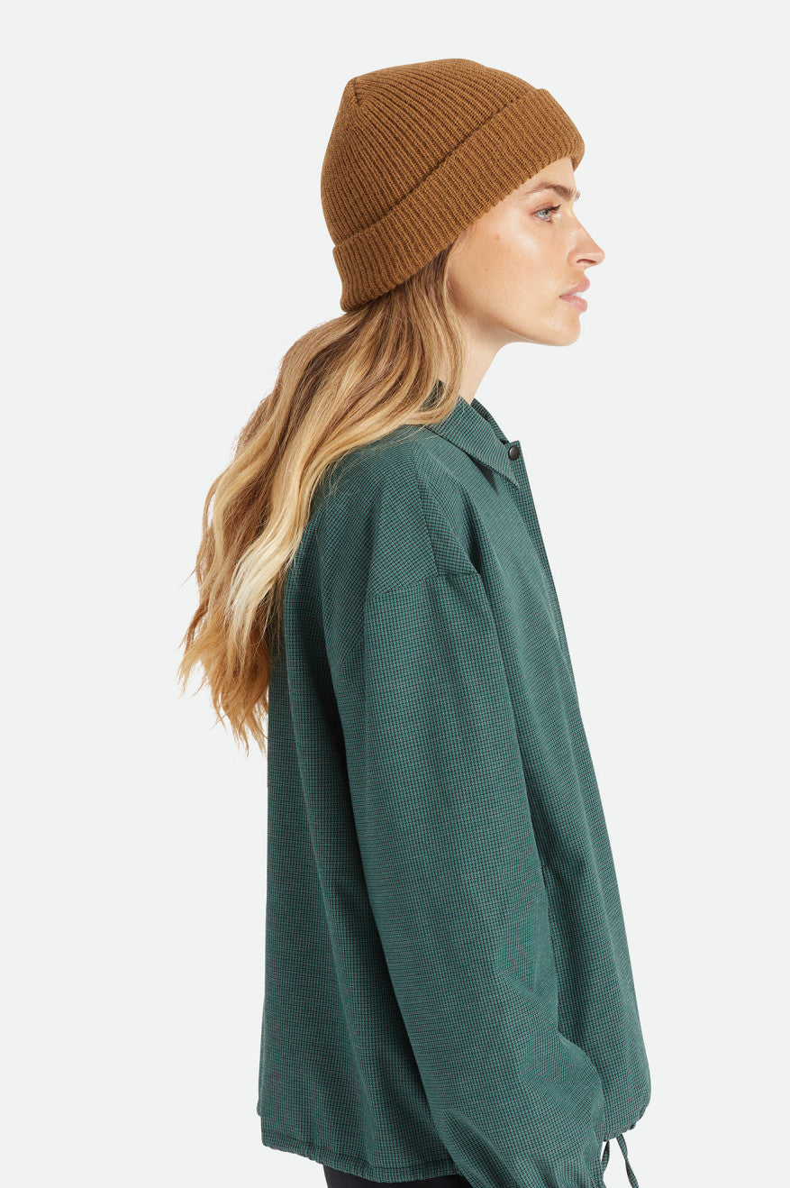 Women's Brixton Heist Beanie Brown | 5068EZANB