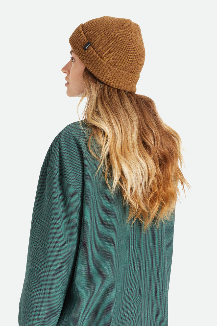 Women's Brixton Heist Beanie Brown | 5068EZANB