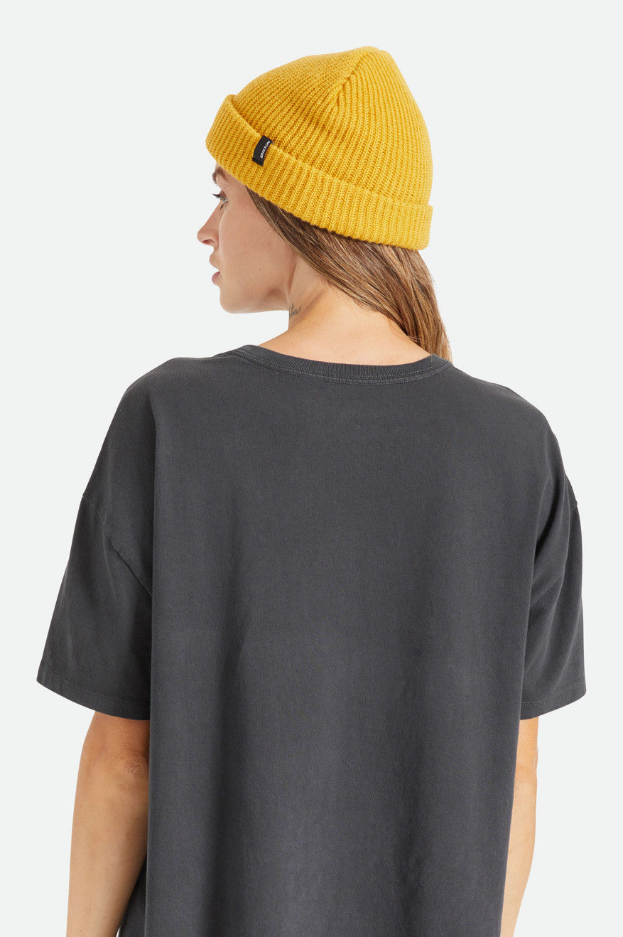 Women's Brixton Heist Beanie Mustard | 4527SJLCU