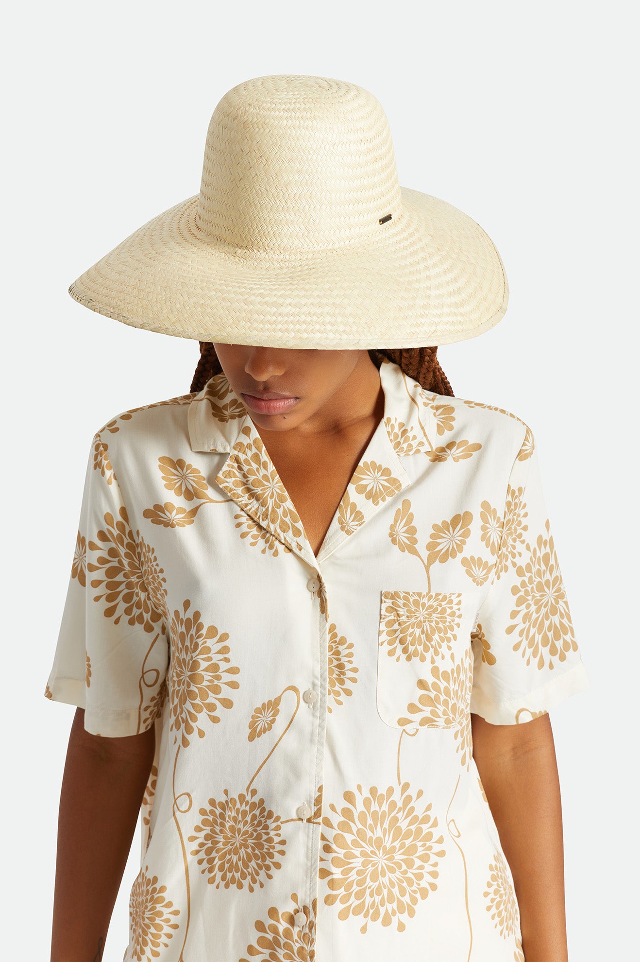 Women's Brixton Janae Sun Hat Hats Beige | 8356NSIHM