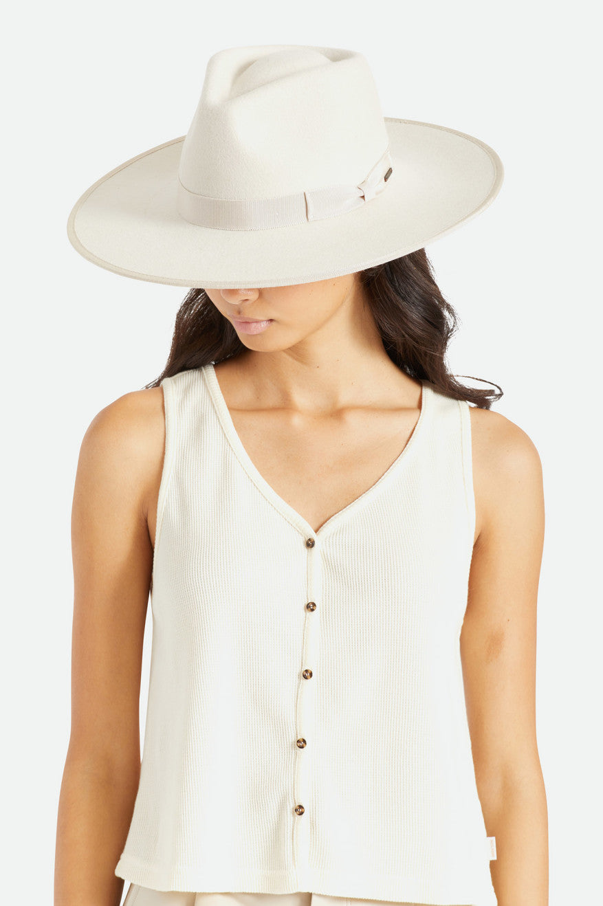 Women's Brixton Jo Rancher Hat Hats White | 0351RAKJS