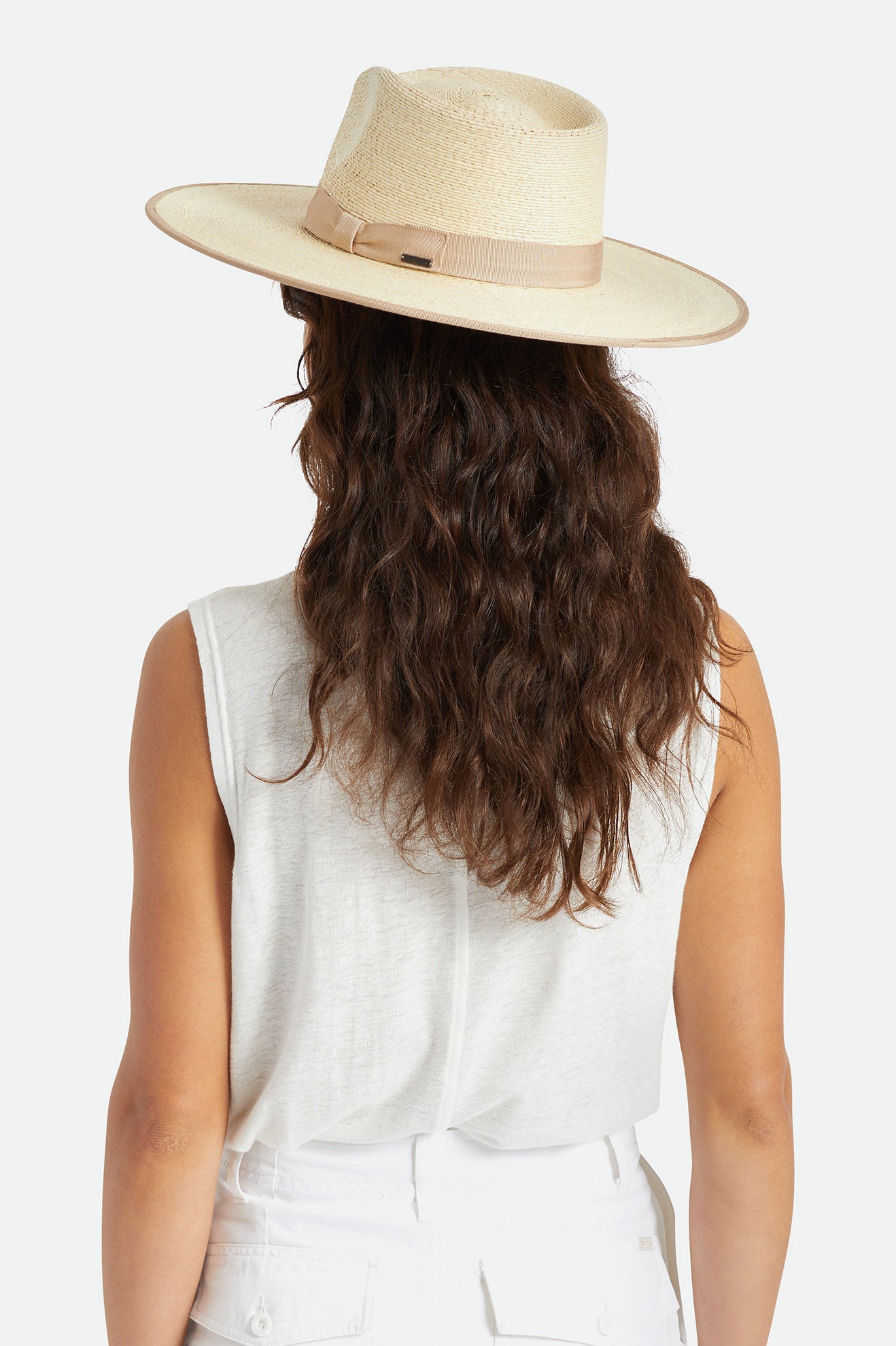 Women's Brixton Jo Rancher Straw Hats Beige | 0341TDXME