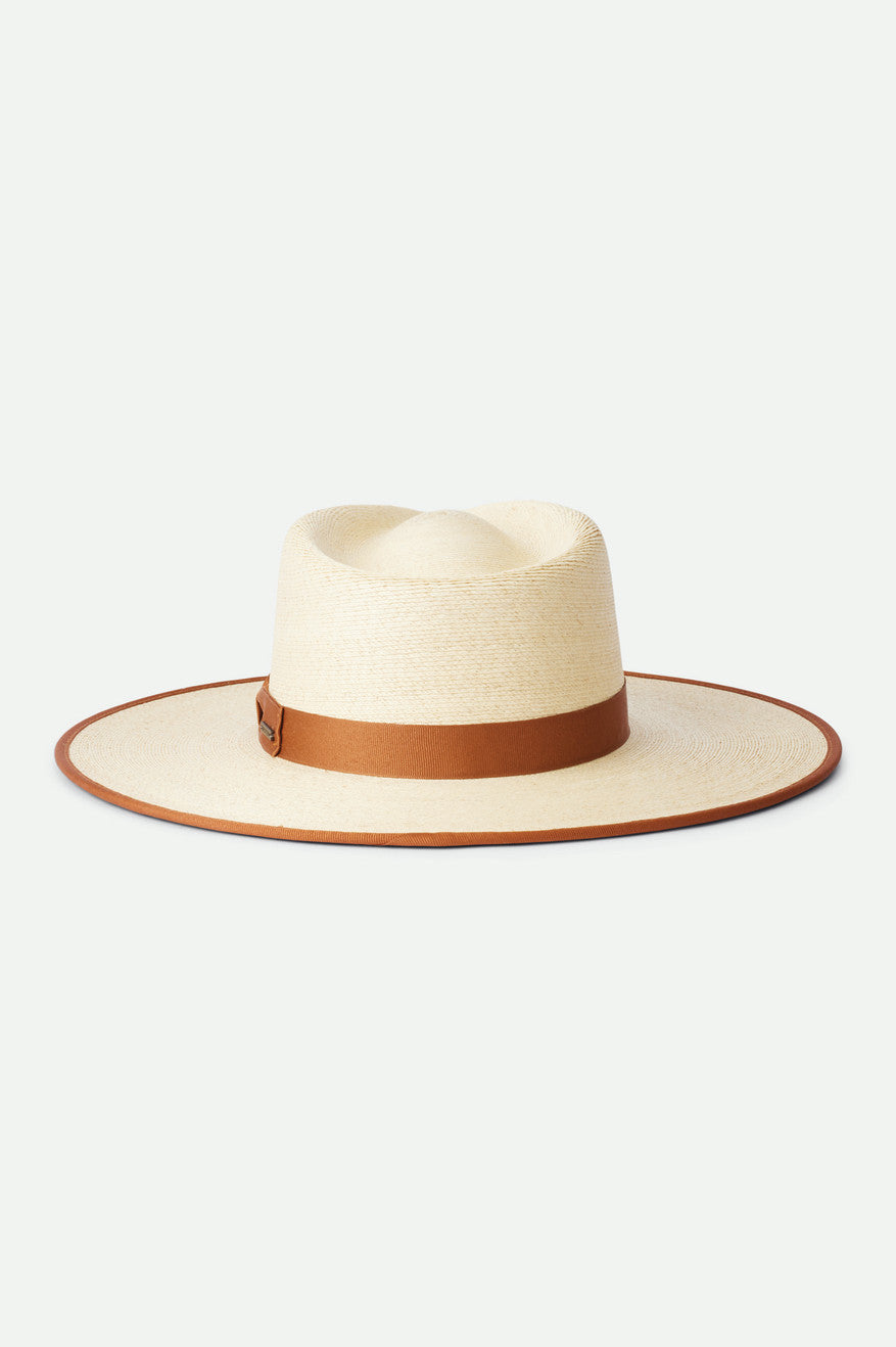 Women's Brixton Jo Rancher Straw Hats Beige | 4672PHNQO