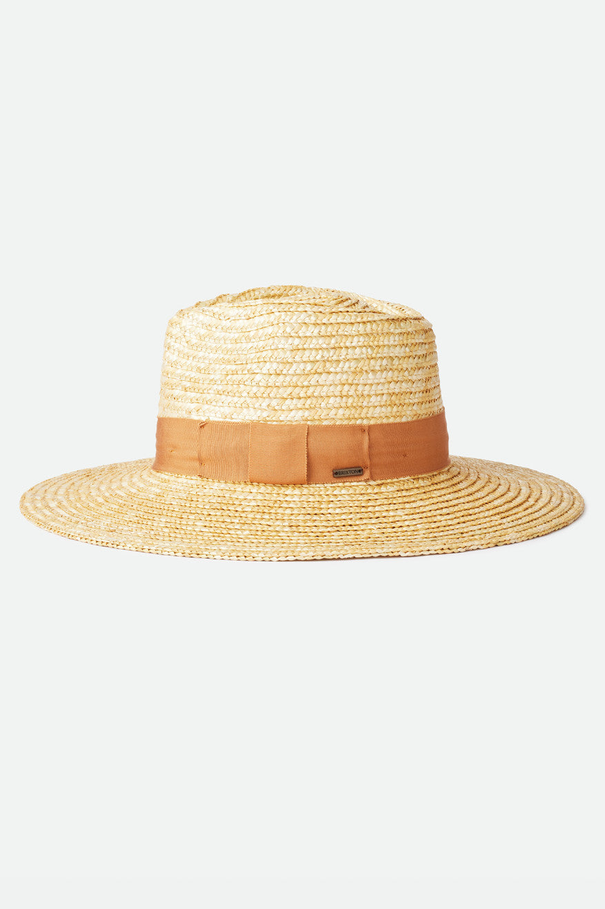 Women's Brixton Joanna Straw Hats Orange | 6903MRLVF