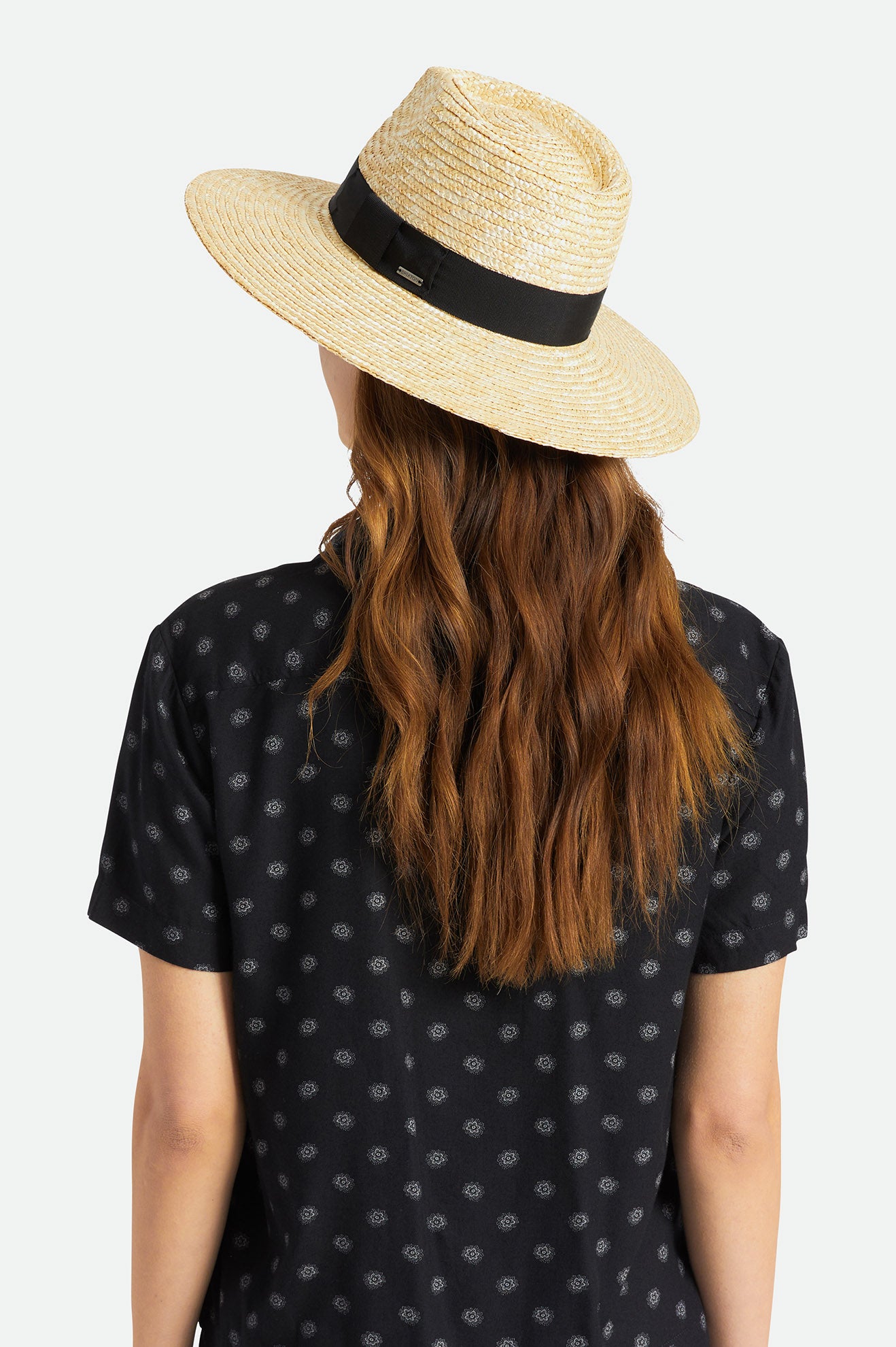 Women's Brixton Joanna Straw Hats Orange | 9275MWZIB