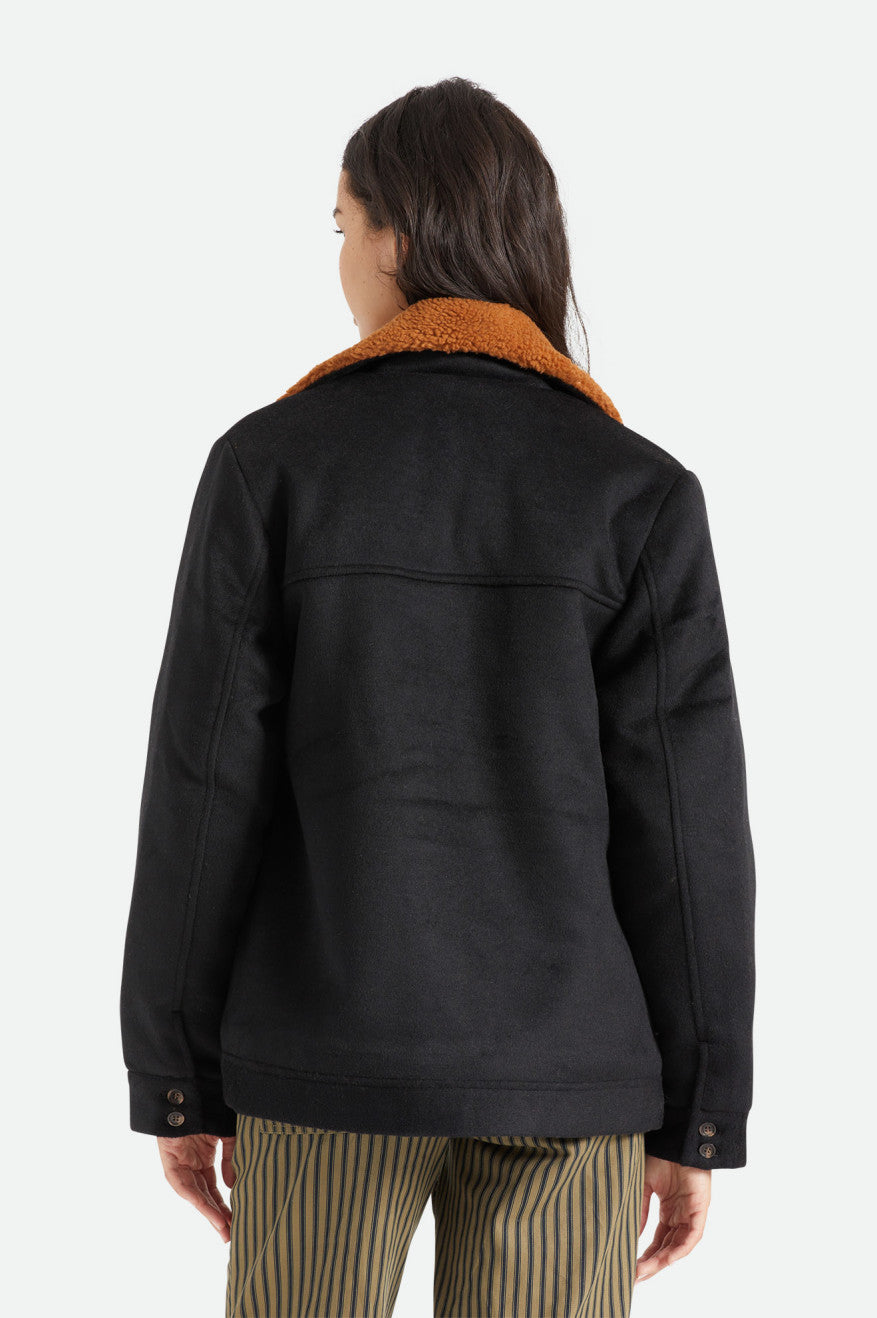 Women's Brixton Nouvelle Jackets Black | 1456CLOJB