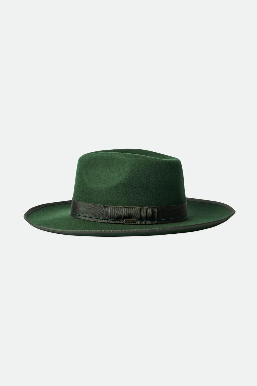 Women's Brixton Reno Fedora Fedoras Green | 9302HRMYN