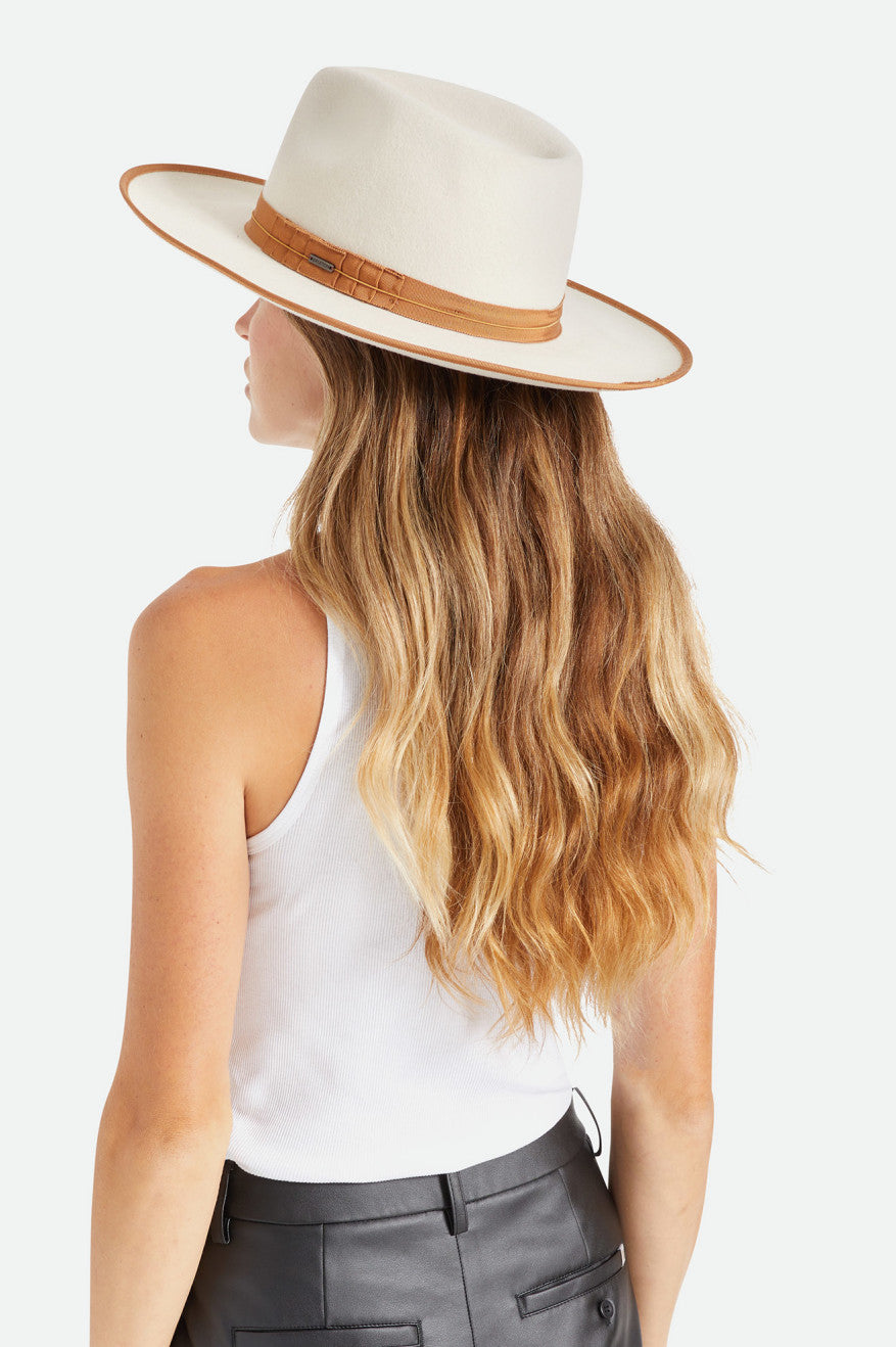 Women's Brixton Reno Fedora Fedoras White | 0583UPZIJ