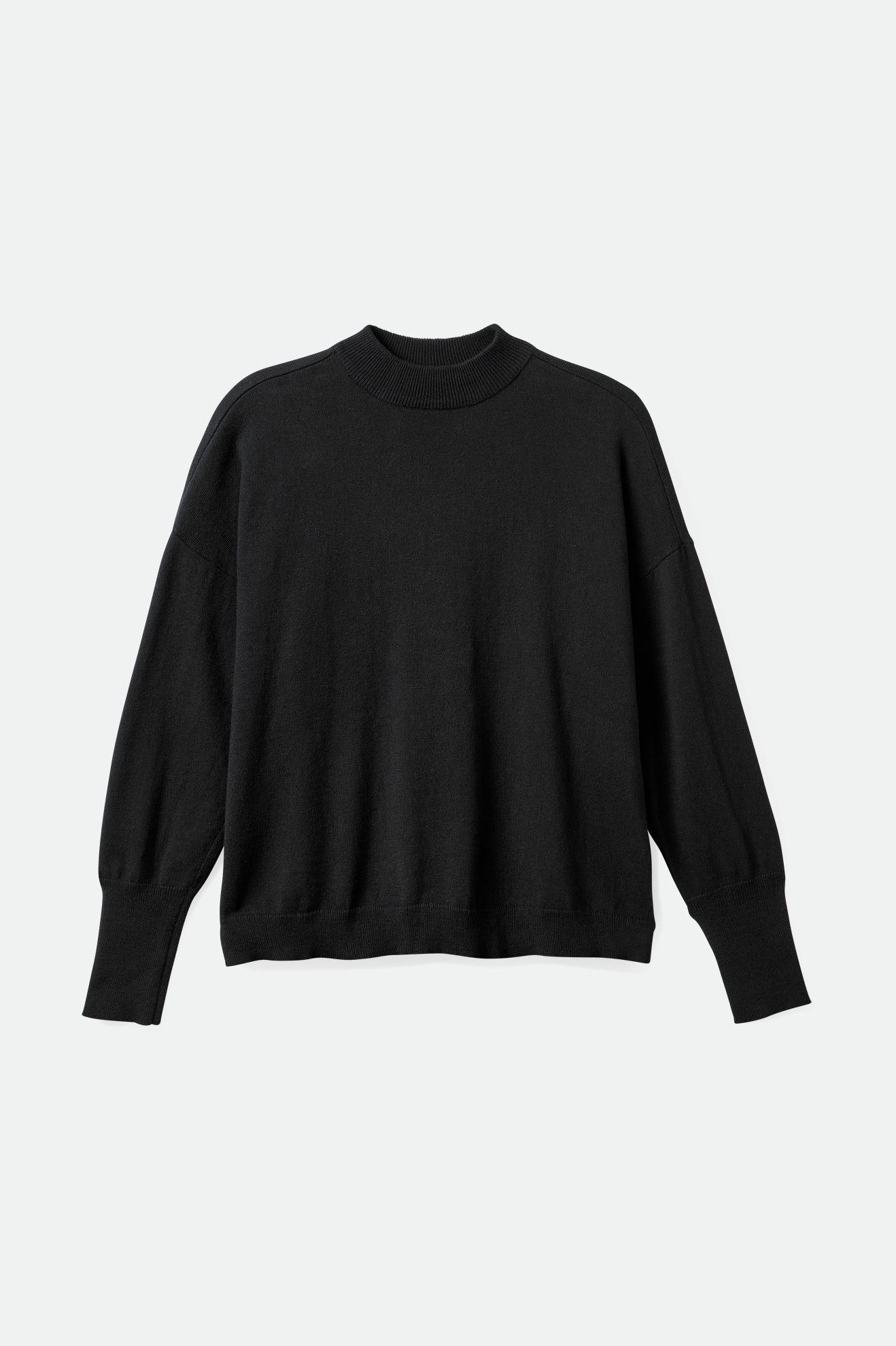 Women's Brixton Reserve Oversized Cashmere Sweater Tops Black | 2750CUVES