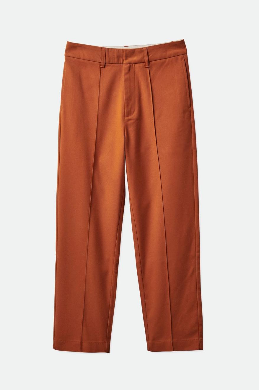 Women's Brixton Retro Trouser Bottoms Orange | 4361FXZES