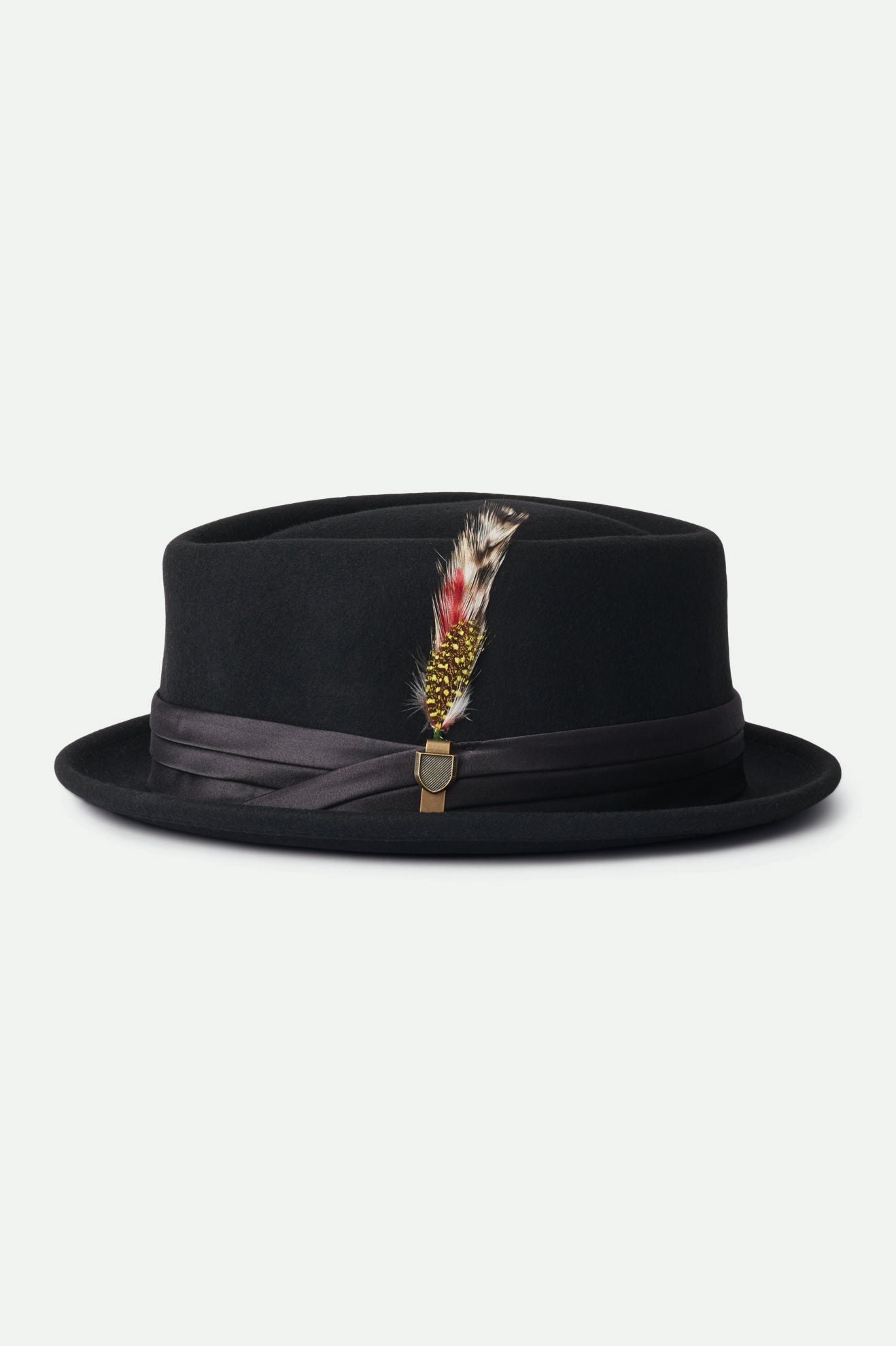 Women's Brixton Stout Pork Pie Hats Black | 4270ZJWXU