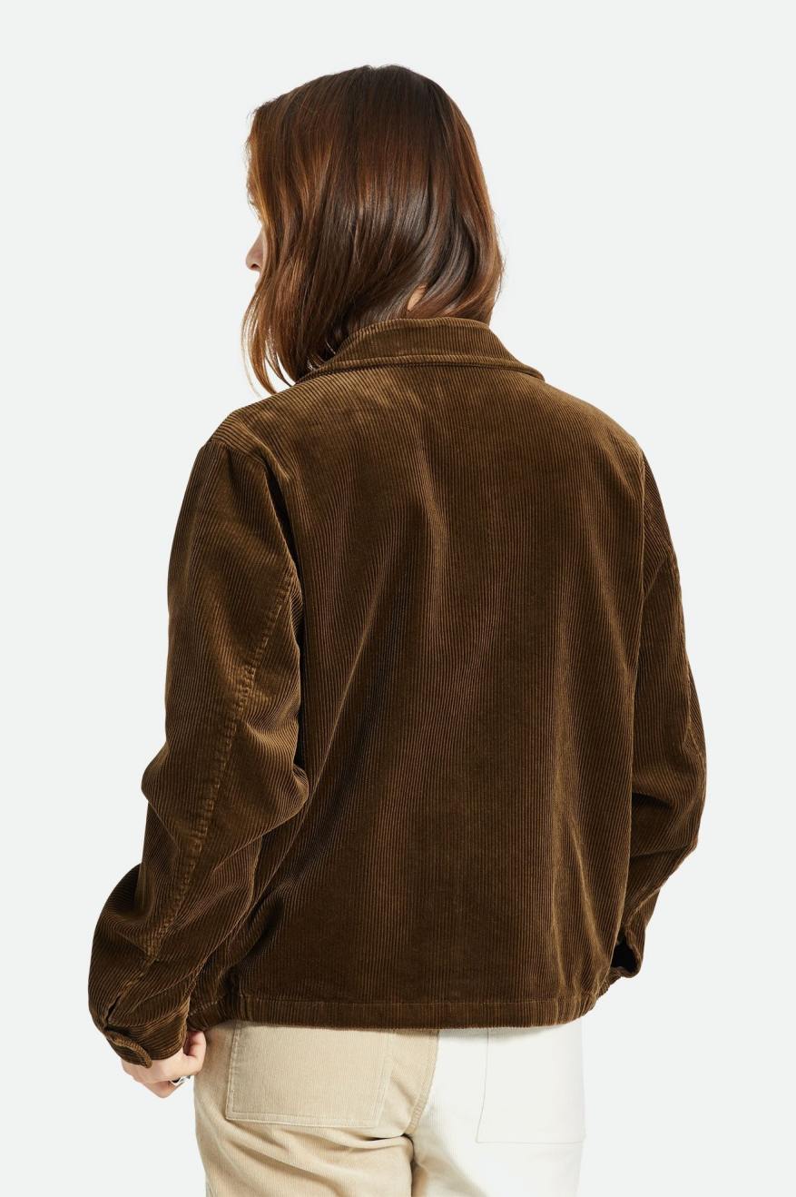 Women's Brixton Utopia Jackets Brown | 1042OILQW