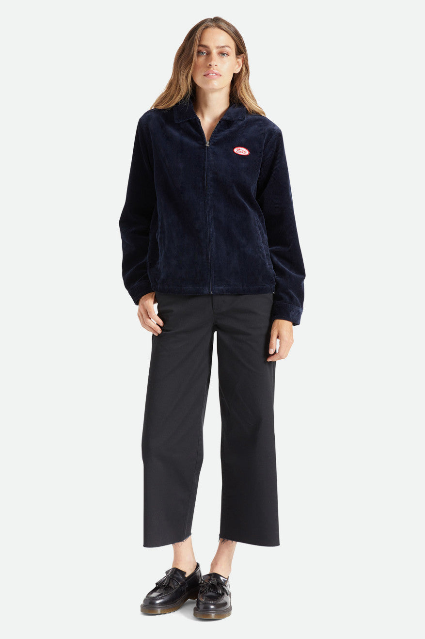 Women's Brixton Utopia Jackets Navy | 6920QIWUA