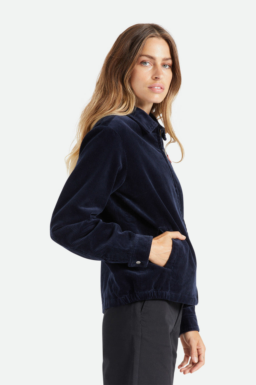 Women's Brixton Utopia Jackets Navy | 6920QIWUA